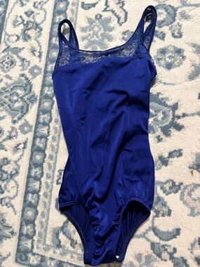 Body Wrappers navy leotard adult small